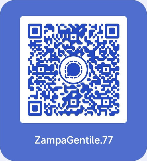 Codice QR per contattare ZampaGentile su Signal